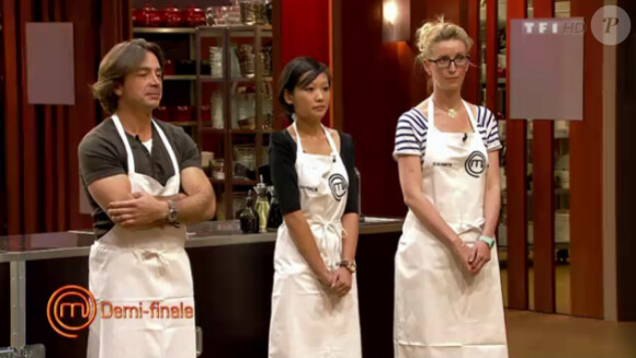 Les trois demi-finalistes dans Masterchef 2, jeudi 27 octobre 2011 sur TF1