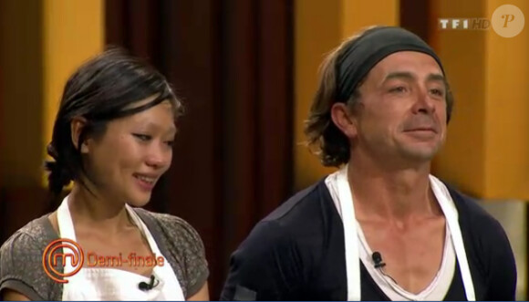 Nathalie et Xavier dans Masterchef 2, jeudi 27 octobre 2011 sur TF1