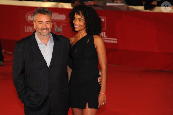 Luc Besson et Virginie Silla au festival de Rome le 27 octobre 2011 pour la présentation de The Lady