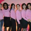 Flavie Flament, Audrey Pulvar, Marie-Claude Pietragalla, Marie-Amelie Seigner, Cecilia Hornus et  Faustine Bollaert lors la soirée Pink Ribbon, un évènement pour la lutte contre le cancer du sein, au Grand Palais le 29 octobre 2011 à Paris
 
 