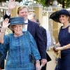 La reine Beatrix, le prince Willem-Alexander et la princesse Maxima des Pays-Bas en visite sur l'île de Bonaire le 31 octobre 2011, dans le cadre de leur visite officielle du 28 octobre au 6 novembre dans les ex-Antilles néerlandaises.