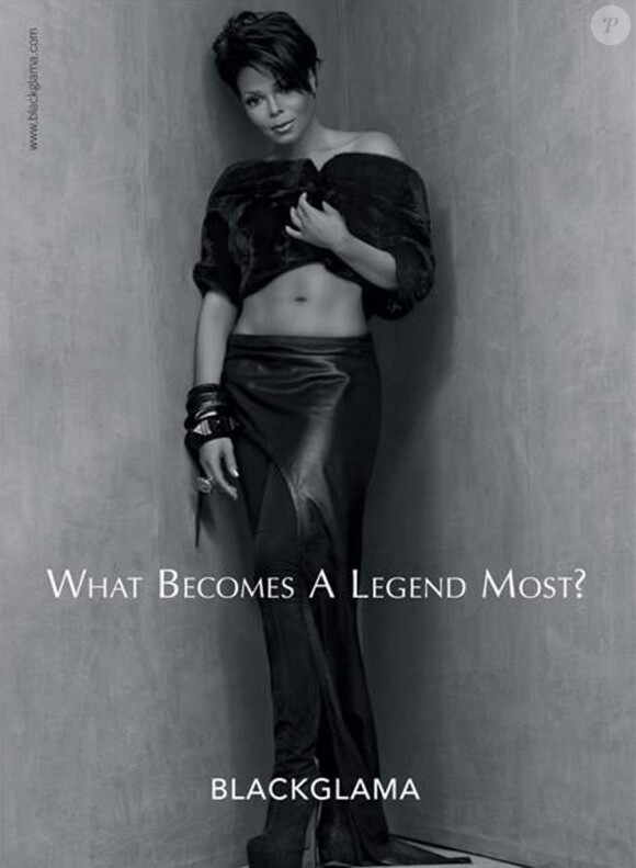 Pour la deuxième année consécutive, Janet Jackson pose pour la campagne "What becomes a legend most ?" de Blackglama, 2011.