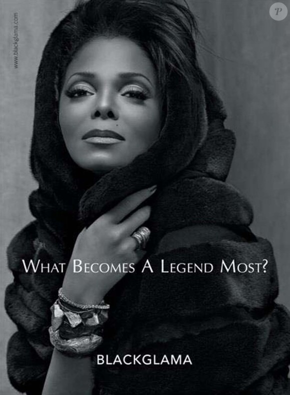 Janet Jackson pour la campagne "What becomes a legend most ?" de Blackglama, 2011.
