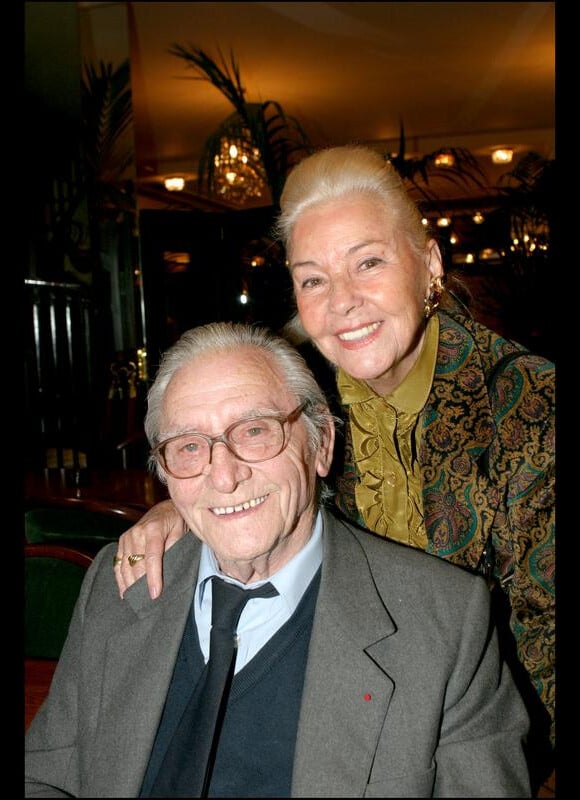 Robert Lamoureux et sa femme Magali de Vendeuil en 2005
