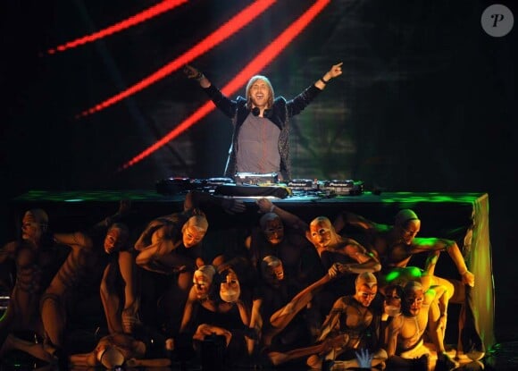 David Guetta et Jessie J aux MTV Europe Music Awards, à Belfast, le 6 novembre 2011.