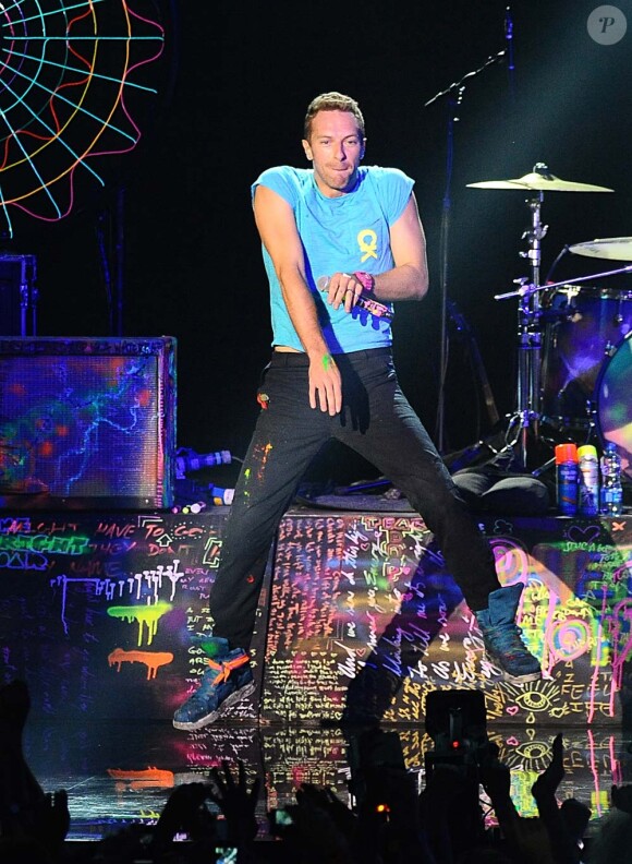 Coldplay aux MTV Europe Music Awards, à Belfast, le 6 novembre 2011.