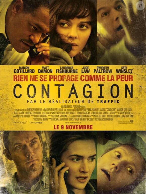 L'affiche de Contagion.