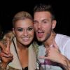 M. Pokora avec Katrina de Danse avec les stars au Métropolis à Rungis le 5 novembre 2011 après son concert
