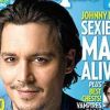 Johnny Depp élu par deux fois Homme le plus sexy par le magazine People, en 2003 (gauche) et 2009 (droite) !