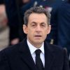 Nicolas Sarkozy lors des cérémonies de l'Arc de Triomphe, la 11 novembre 2011.