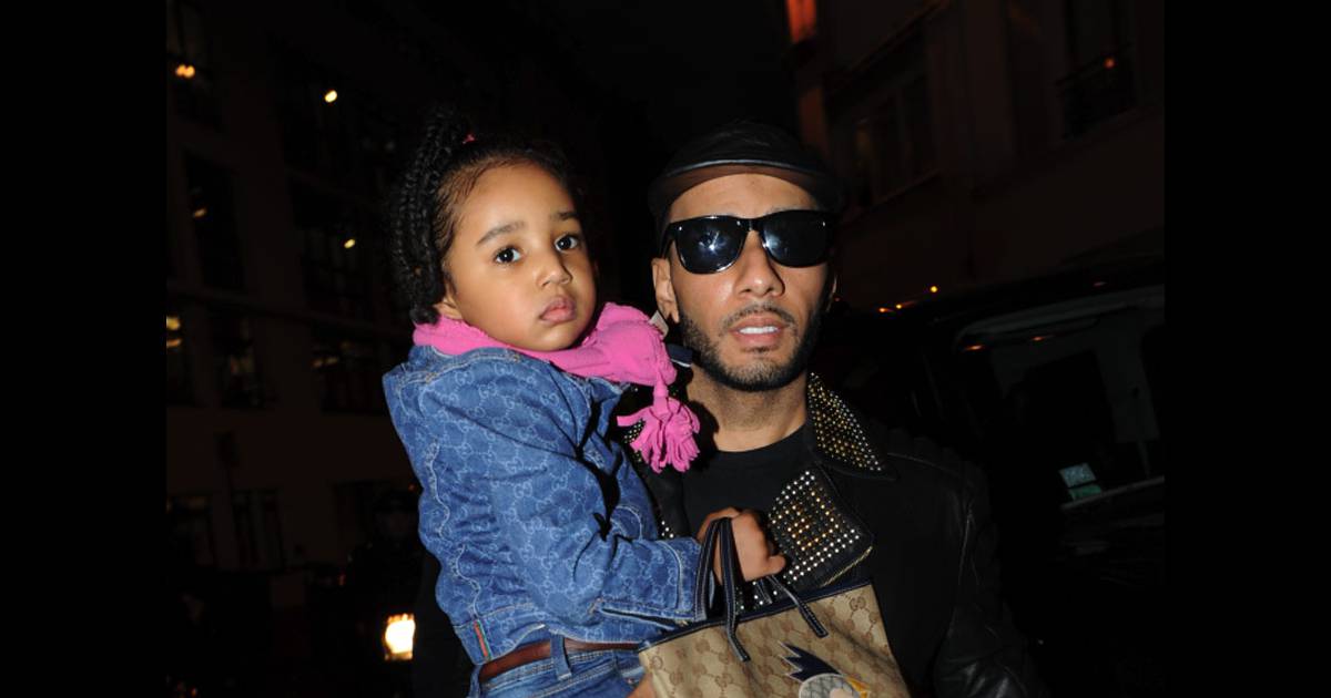 Qu' Est Devenue La Fille Gucci Swizz Beatz et sa fille Nicole ( en Gucci de la tête aux pieds) à la