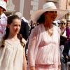 Princesse Alexandra de Hanovre le 2 juillet 2011 lors du mariage de son oncle le Prince Albert