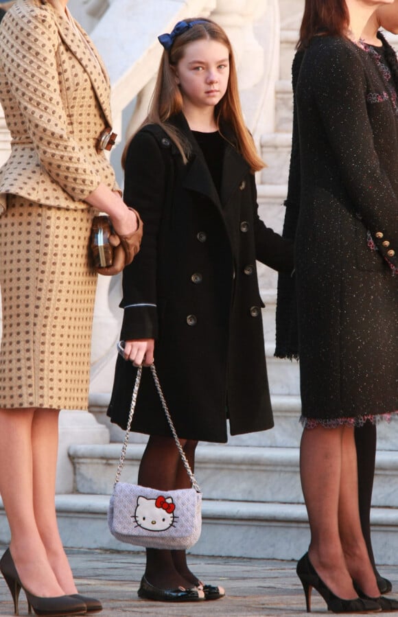 Princesse Alexandra de Hanovre lors de la fête nationale monégasque le 19 novembre 2010
