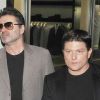 George Michael et Kenny Goss, à Londres, le 14 avril 2008.