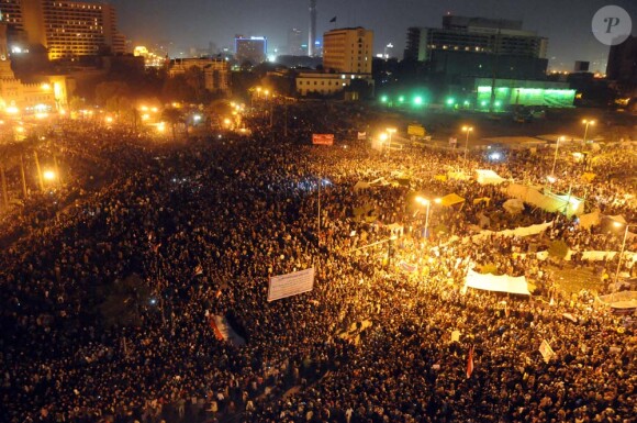 Manifestations sur la place Tahrir au Caire le 23 novembre 2011.
