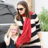 Jennifer Garner accompagne sa fille Violet, 6 ans, à l'école, 2 décembre 2011 à Los Angeles