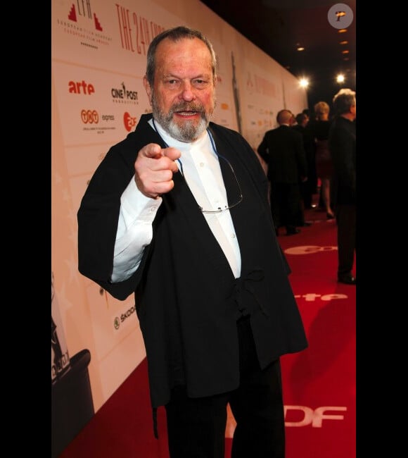 Terry Gilliam lors de la remise des prix de l'Académie européenne du cinéma à Berlin le 3 décembre 2011