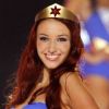 Miss France 2012, Delphine Wespiser, lors de son incroyable élection à Brest, le 3 décembre dernier