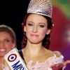 La sublime Delphine Wespiser, Miss France 2012, lors de son sacre le 3 décembre 2011 à Brest