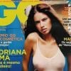 Superbe dans un simple body, Adriana Lima brille avec la Une du GQ portugais. Juin 2003. 