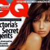 Adriana Lima, superstar de la marque de lingerie Victoria's Secret, en Une du GQ britannique. Novembre 2002.