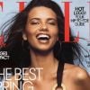 Mars 2003 : Adriana Lima posait en couverture du magazine Elle.