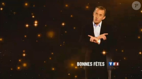 Christophe Dechavanne, animateur de TF1, souhaite un joyeux Noël aux Français