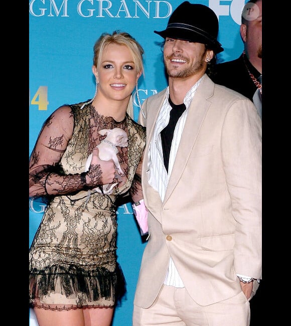 Britney Spears et Kevin Federline, en décembre 2004.