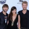 Charles Kelley, Dave Haywood, Hillary Scott du groupe Lady Antebellum en à Las Vegas, en mai 2011