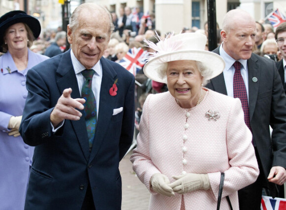 Le prince Philip et son épouse la reine Elizabeth II, en novembre 2011 à Londres.