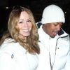 Mariah Carey et Nick Cannon à Aspen, pour le réveillon du 31 décembre 2011