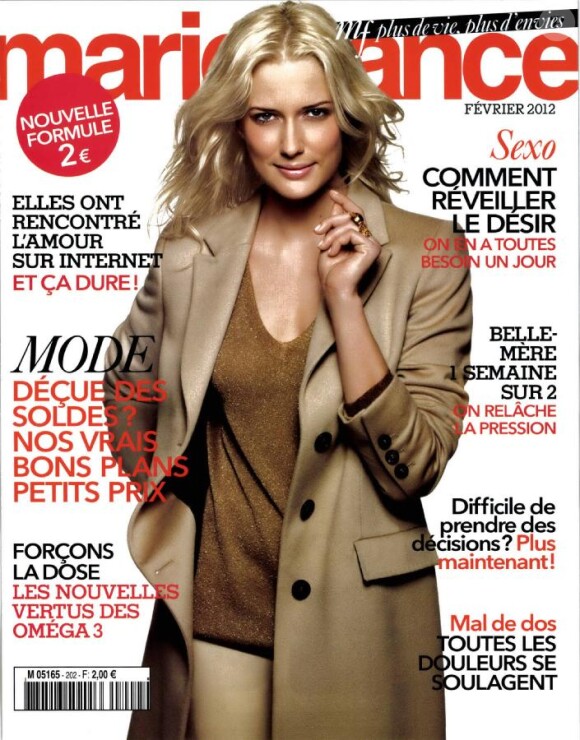 La couverture du magazine Marie France du mois de février 2012
