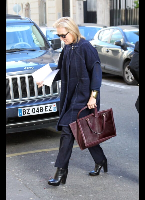 Meryl Streep à Paris le 6 janvier 2012