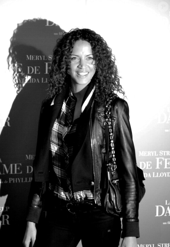 Noémie Lenoir lors de l'avant-première du film La Dame de fer à Paris le 6 janvier 2012