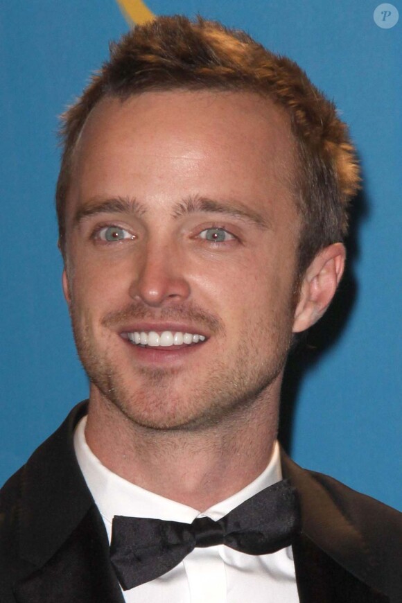 Aaron Paul à la cérémonie des Emmy Awards, à Los Angeles, le 29 août 2010.