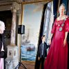 La reine Margrethe, entourée de son mari le prince Henrik, de son fils et héritier le prince Frederik, de sa belle-fille la princesse Mary et de son petit-fils le prince Henrik, inaugurait le 11 janvier 2012 une exposition consacrée à ses 40 ans de règne, au château de Frederiksborg.