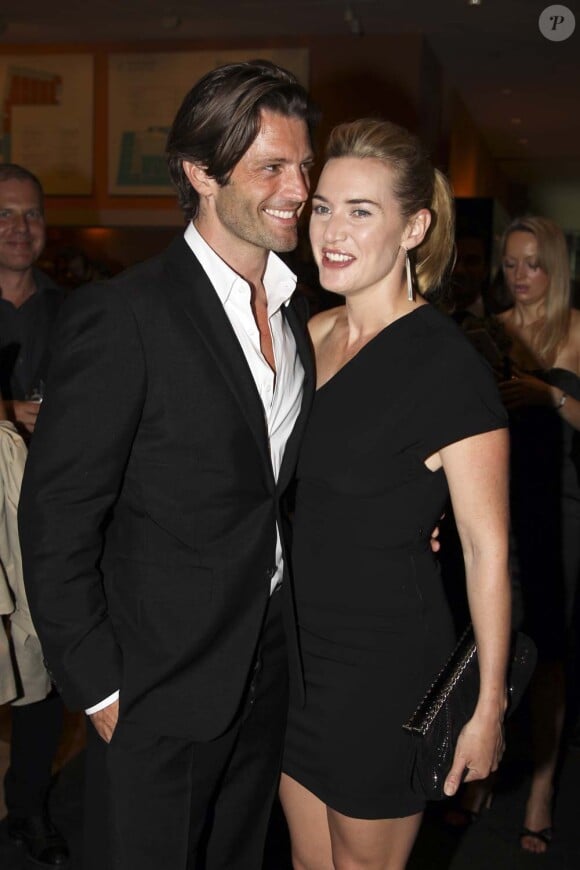 Kate Winslet et son ex Louis Dowler à Madrid, le 20 septembre 2010.