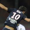 Le footballeur parisien Luis Nene et son logo Winamax dans le dos, lors du match PSG/Toulouse, le 14 janvier 2012.
