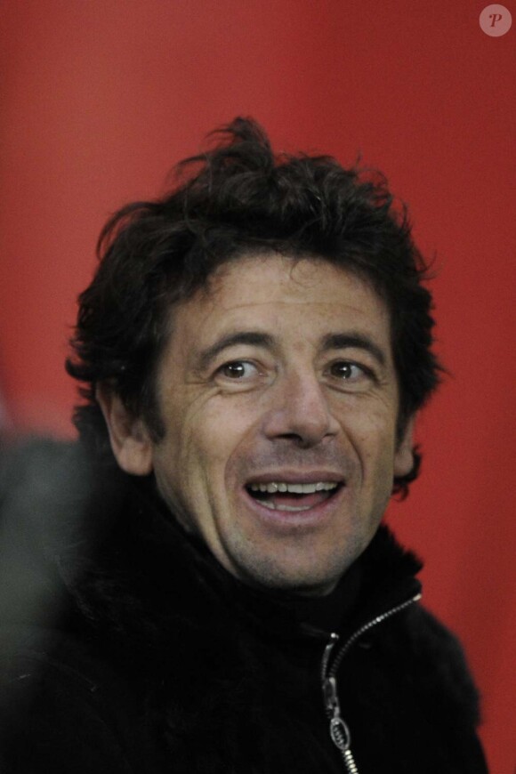 Patrick Bruel au Parc des Princes pour le match PSG/Toulouse, le 14 janvier 2012.