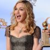 Madonna, meilleure chanson originale pour WE aux Golden Globes à Los Angeles, le 15 janvier 2012.