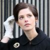 Ashley Greene sur le tournage de la série Pan Am à New York, le 16 janvier 2012