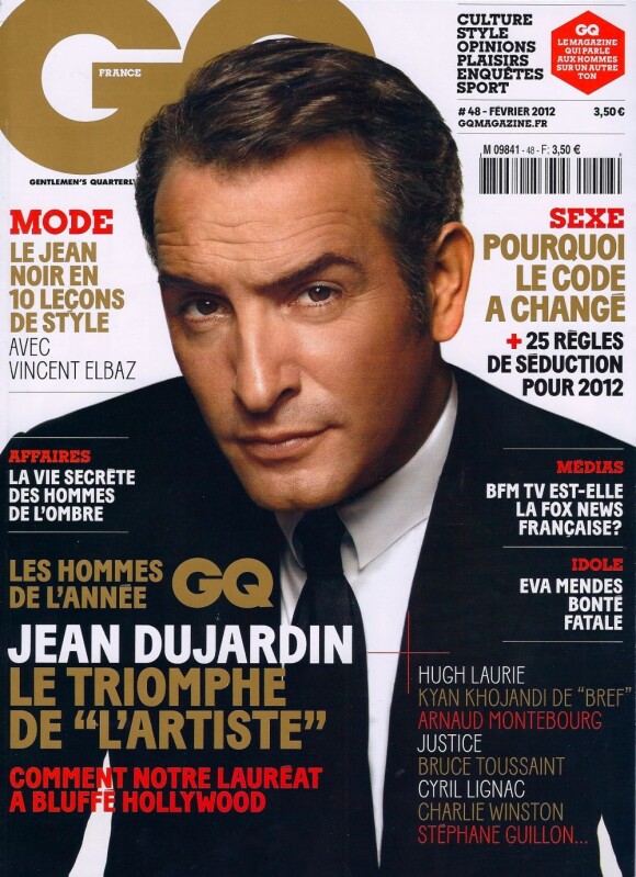 Jean Dujardin en couverture de GQ Magazine