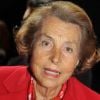 Liliane Bettencourt en janvier 2011, au défilé Franck Sorbier, à Paris.