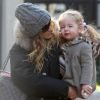 Sarah Jessica Parker et sa fille à New York, le 20 janvier 2012.