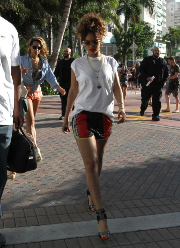 Rihanna à Miami en décembre 2011