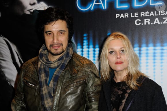 Eric Defos et Florence Thomassin à l'avant-première de Café de Flore, à Paris le 23 janvier 2012.