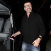 George Michael, en bien meilleure forme, après un dîner entre amis dans un hôtel de luxe de Londres, le 23 janvier 2012.