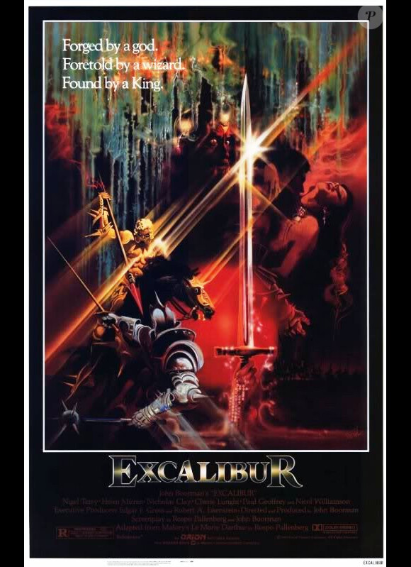 L'affiche d'Excalibur (1981)