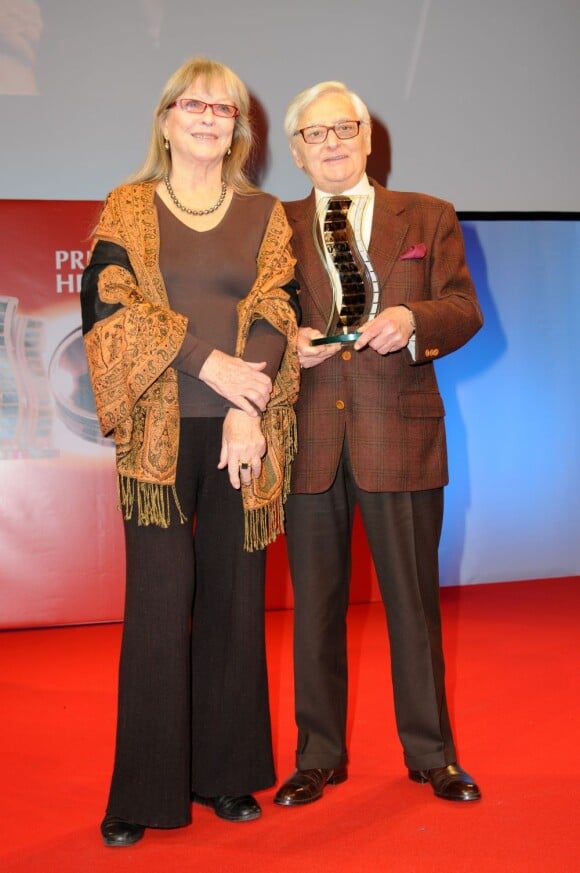 Roger Carel et Marina Vlady lors des Rencontres Internationales de Cinéma de Vincennes, le 27 janvier 2012