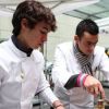 Retour sur le premier épisode de Top Chef, saison 3 - Gérald et Ruben en plein travail